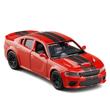 1:36 Ölçekli Dodge Challenger SRT Spor Araba Modeli Alaşım Diecasts Oyuncak Araç Koleksiyonu Çocuk Oyuncak Hediye V338