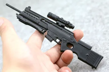 1 / 6th Mini yap-boz HK SL8 Saldırı Tüfeği Plastik Tabanca Modeli Oyuncak Monte 12 İnç 30cm Aksiyon Figürleri Asker Modeli