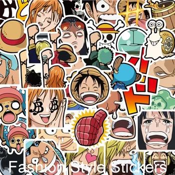 10/20/40 adet TEK PARÇA Çıkartmalar Anime Çıkartmaları Graffiti telefon kılıfı Dizüstü Bagaj Su Geçirmez Sevimli Karikatür Luffy Sticker Çocuk Oyuncakları