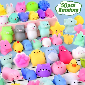 10/50 ADET Mini Squishy Oyuncaklar Mochi Squishies Kawaii Hayvan Desen Stres giderici Sıkmak Oyuncak Çocuklar İçin Erkek Kız Doğum Günü Hediyeleri