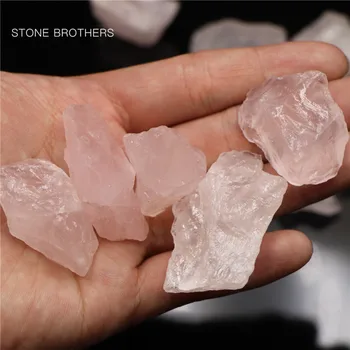 100g Doğal Kristal Kuvars Mineraller Numune Gül kuvars Düzensiz Şekil Kaba Kaya Taş Reiki Şifa Ev Dekorasyon