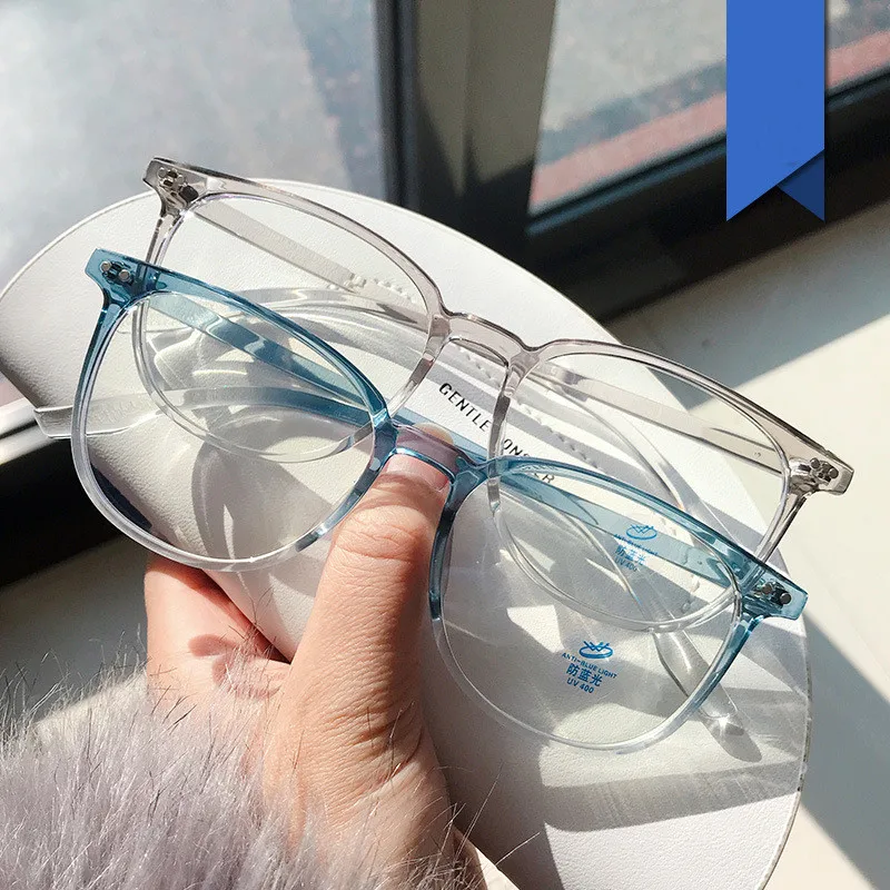 2022 Yeni Kare Kadın Erkek Bilgisayar Şeffaf Gözlük Çerçevesi Klasik Optik Anti-mavi ışık gözlük Şeffaf gözlük Gözlük Görüntü 0