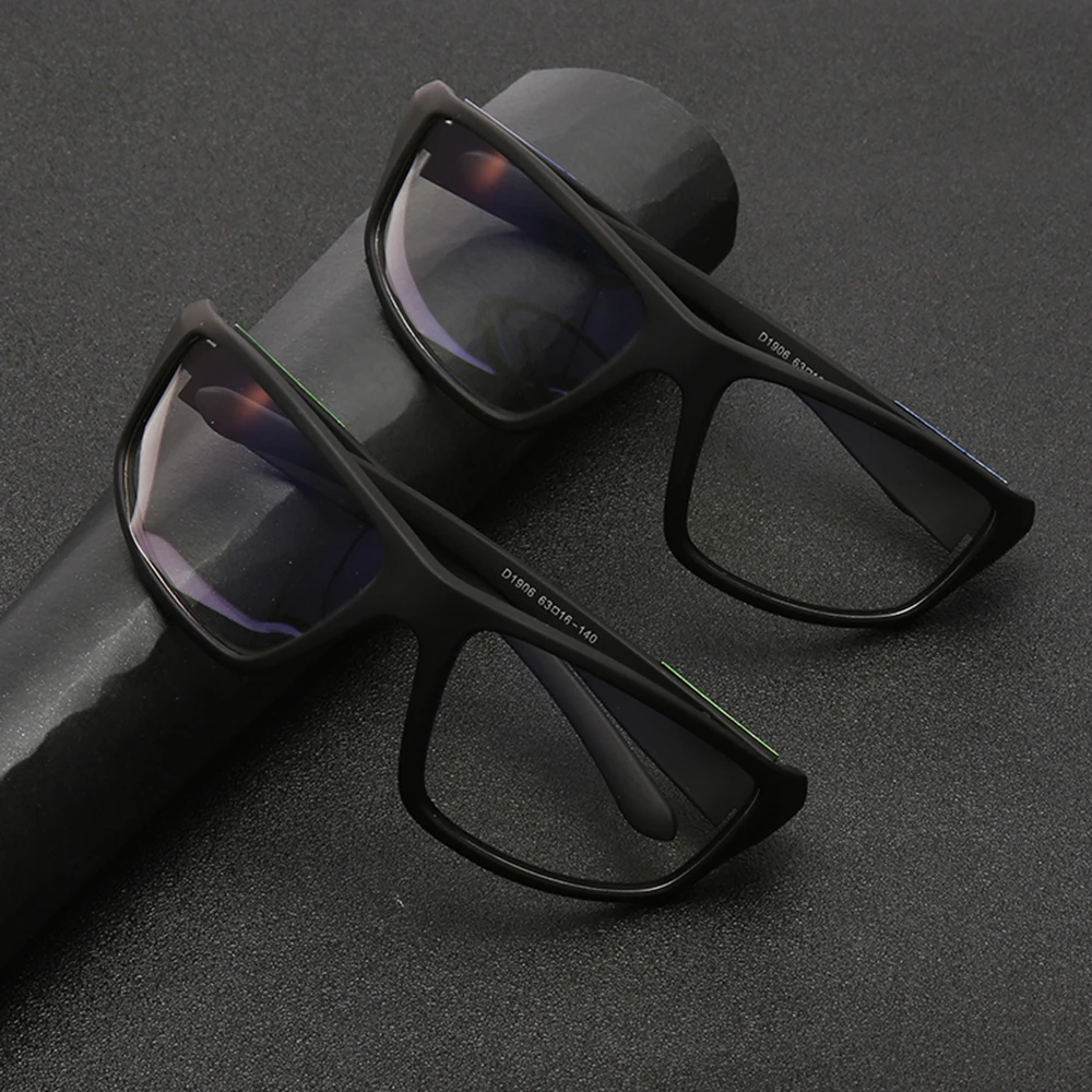 Yeni Anti mavi ışık gözlük çerçeve erkekler kadınlar Retro Oval siyah şeffaf Lens gözlük mavi ışık engelleme oyun gözlük Oculos Görüntü 2