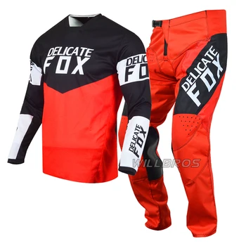 180 Revn Forması Pantolon Combo MX dişli seti Motokros Kıyafeti MTB ATV UTV Kir Bisiklet Takım Elbise Enduro Off-road Moto Kitleri Erkekler