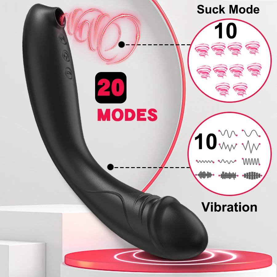 20 Modları Emme Vibratör Kadınlar için Klit Uyarıcı Enayi Vajina G-Spot Yumuşak yapay penis Mastürbasyon Seks Kadın için Oyuncak İyi Klitoral  Görüntü 1