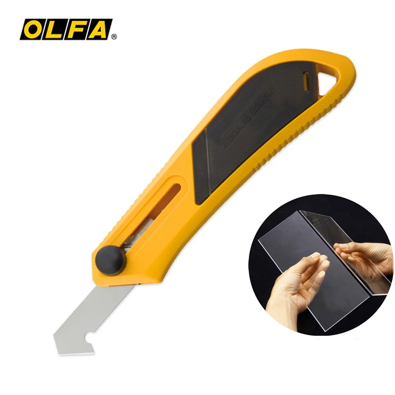 OLFA PC-L 13mm Ağır Plastik Laminat Kesici Bıçak Maket Bıçağı Dolum PB-800 Görüntü 0