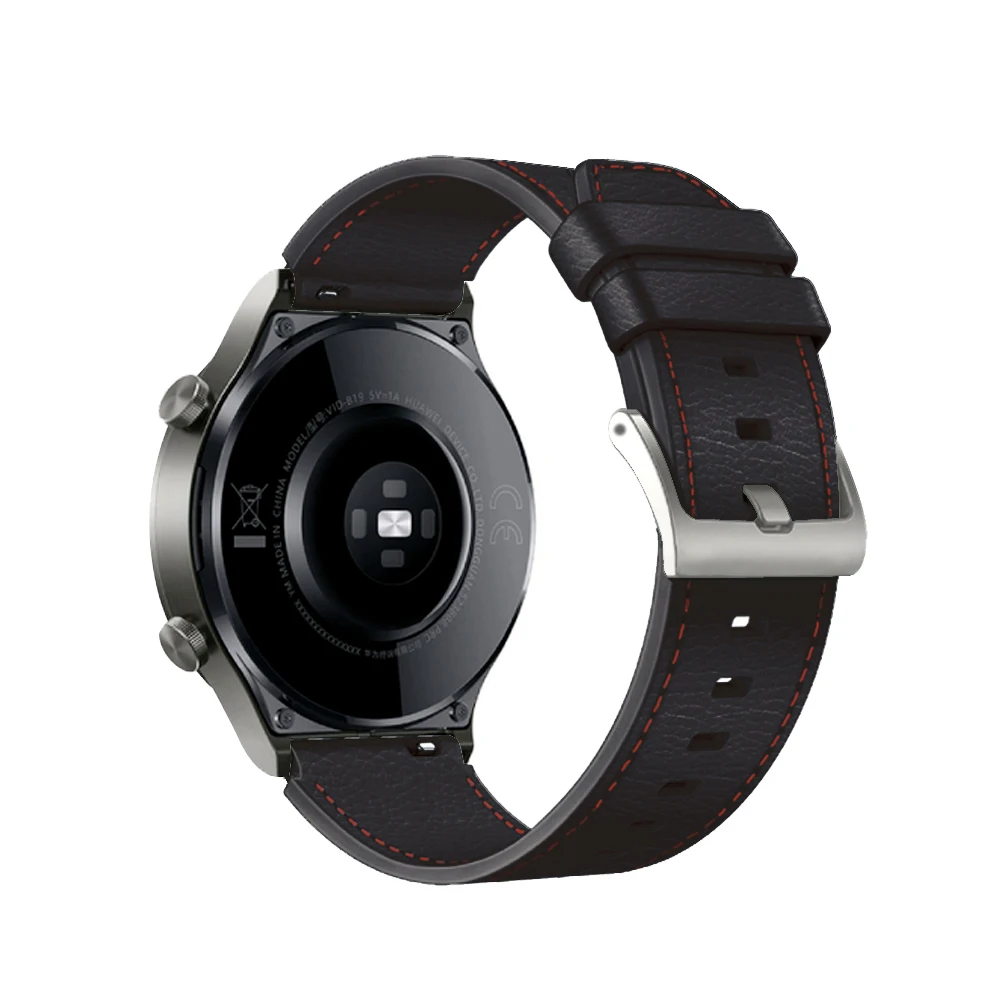 Deri Watchband Realme için İzle 2 / 2 Pro Kayış Bilezik 22mm saat kayışı Bileklik Realme için İzle S / S Pro Spor ремечок Görüntü 3