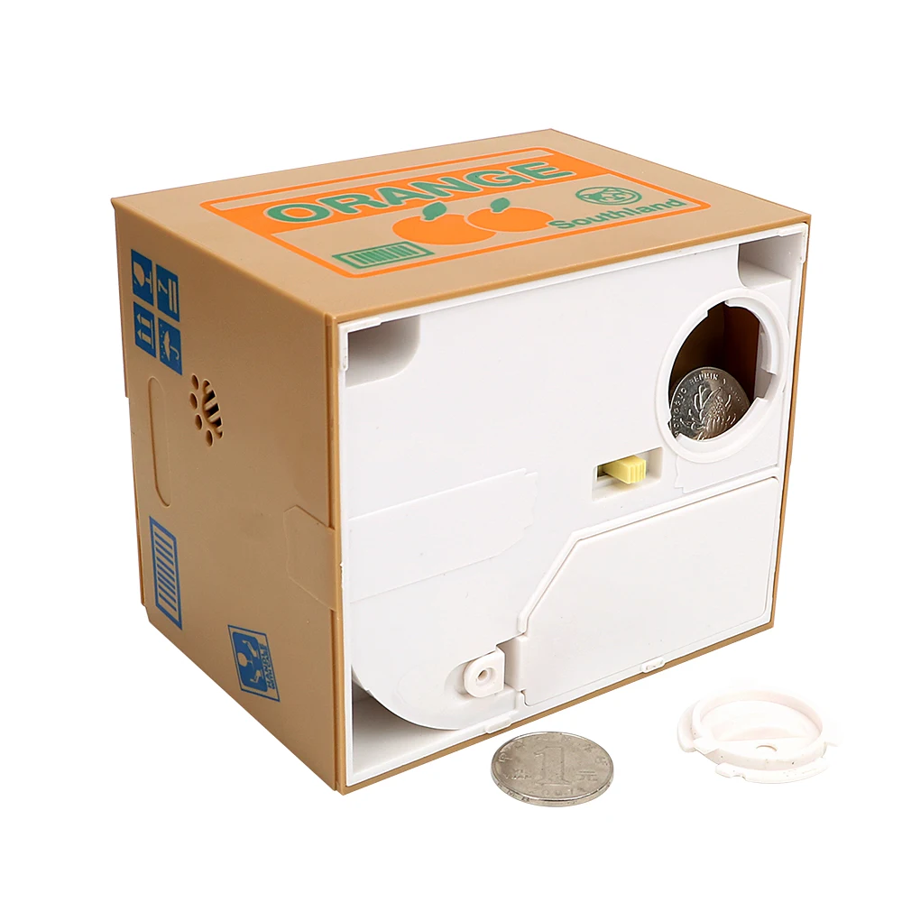 Sevimli Para Kutusu Elektronik Panda Kedi Kumbara Otomatik Çalmak Para Bankalar ATM Oyuncak Noel Yeni Yıl Çocuk Hediye Görüntü 3