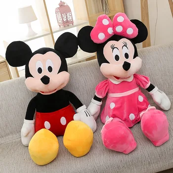 30 CM Disney çocuk Mickey Minnie Mouse peluş oyuncaklar doğum günü hediyesi peluş oyuncak