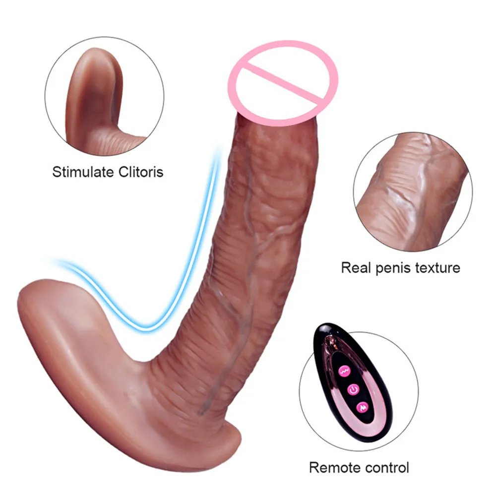 Kablosuz Teleskopik Yapay Penis Giyilebilir Vibratörler G Noktası Klitoris Stimülatörü Butt Plug Vibratörler Seks Oyuncakları Kadınlar için prostat masaj aleti Görüntü 4