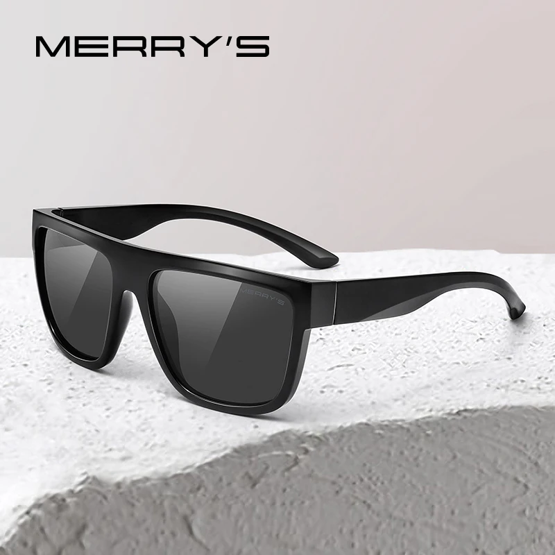 MERRYS tasarım Erkekler Polarize Güneş Gözlüğü Erkek Sürüş Kare Shades Klasik güneş gözlüğü Erkekler Için UV400 S3013 Görüntü 0