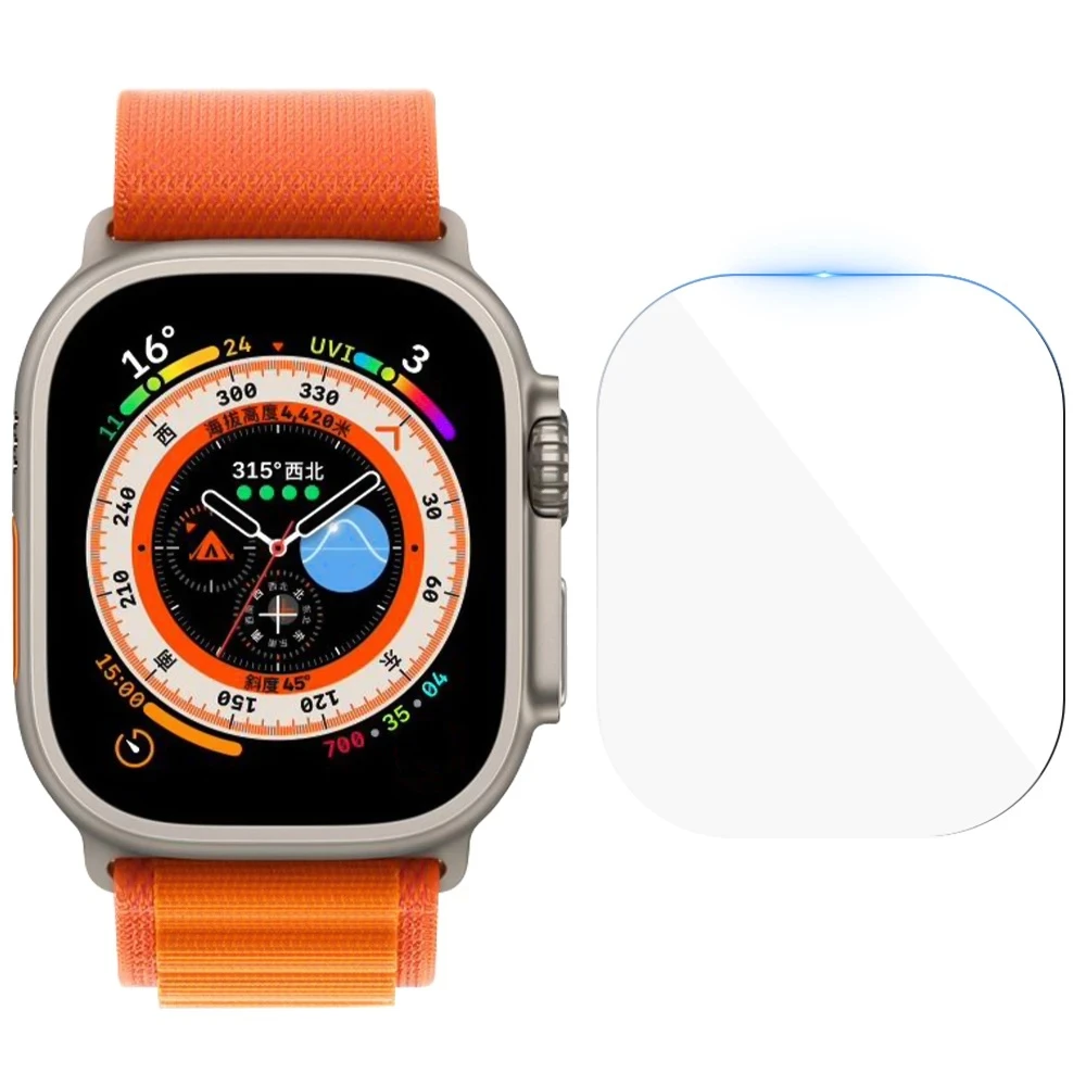 1-4 Adet Cam Apple Ürünü İçin Ultra 49MM Smartwatch Ekran Koruyucu İçin iWatch Serisi 8 Ultra iWatch Ultra çizilmez Film Görüntü 4