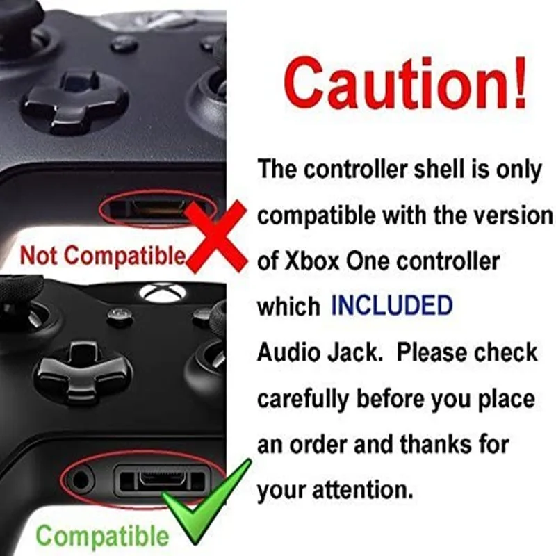 Beyaz Mat Tam Set Konut Shell Kılıf Kapak Değiştirme Faceplates Düğmeler Xbox One Denetleyicisi İçin XBOX ONE Gamepad 3.5 mm Jack Görüntü 2