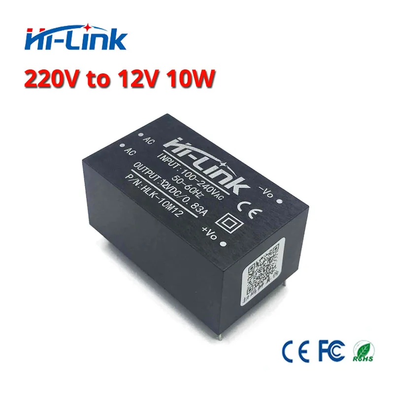 Ücretsiz kargo 12 V 10 W anahtarlama güç kaynağı modülü ac dc 220 V için 12 V izole güç modülü hlk HLK-10M12 Görüntü 1