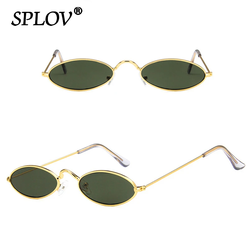 Retro Küçük Oval Güneş Gözlüğü Erkek Kadın SteamPunk Vintage güneş gözlüğü Sokak Moda Gözlük Şık Shades Óculos de Sol UV400 Görüntü 3