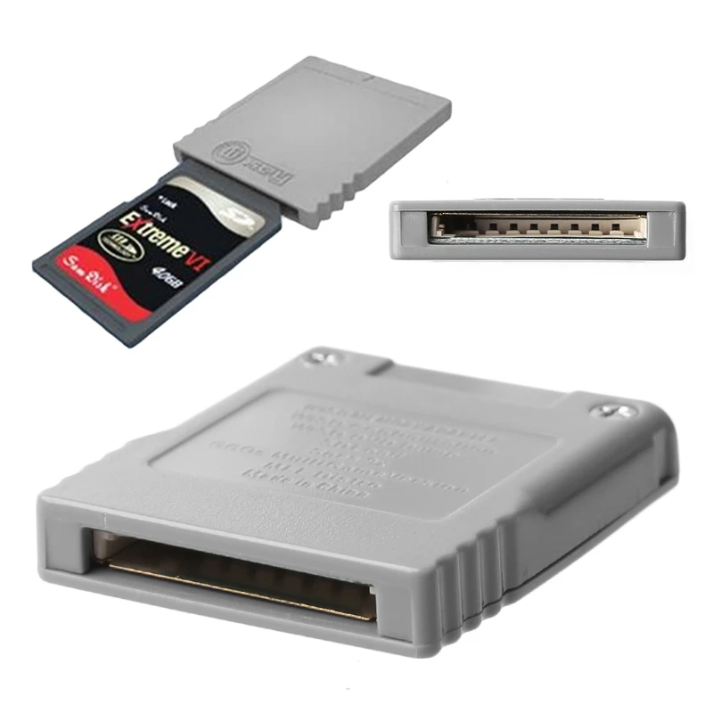 2022 Yeni SD Bellek Flash Kart kart okuyucu Dönüştürücü Adaptör Nintendo Wii NGC Konsolu İçin Görüntü 0