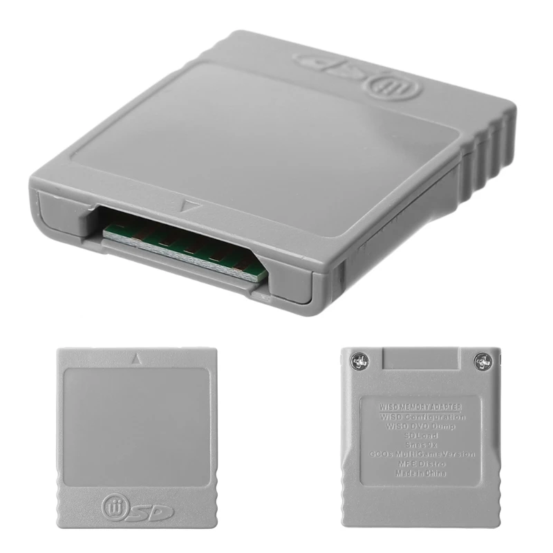 2022 Yeni SD Bellek Flash Kart kart okuyucu Dönüştürücü Adaptör Nintendo Wii NGC Konsolu İçin Görüntü 3