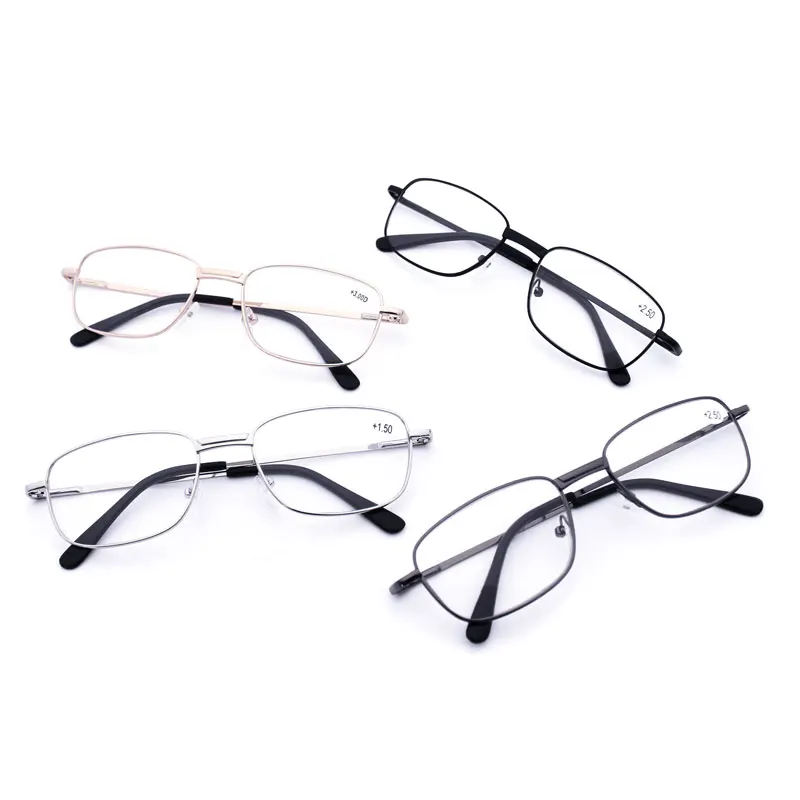 Erkek okuma gözlüğü Hipermetropi Erkekler Sight Gözlük Şeffaf Bahar Menteşe +1.00 +1.50 +2.00 +2.50 +3.00 +3.50 +4.00 Görüntü 5