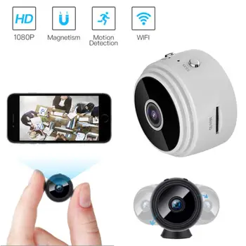A9 Kamera WiFi HD 1080P Ses Kaydedici Kablosuz Mini Kamera Gece Ses Video Güvenlik Gözetim ağ kamerası Akıllı Ev
