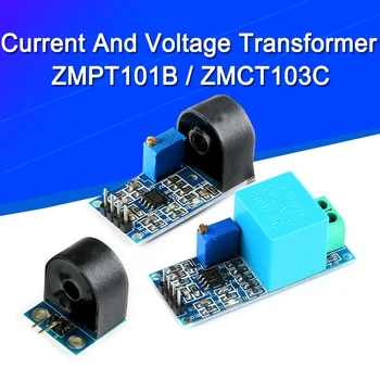 Aktif Tek Fazlı gerilim trafosu Modülü AC Çıkış Akımı Gerilim Sensörü Arduino Mega için ZMPT101B 2mA ZMCT103C 5A