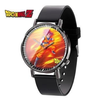 Anime Aksesuarları dragon topu quartz saat Süper Saiyan Goku Serisi Öğrenci Casual İzle Aksesuarları Zarif Hediyeler