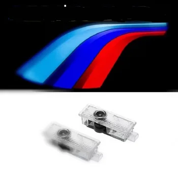 Araba Aksesuarları LED projektör logosu Lamba Araba Kapı uyarı ışığı BMW E90 E60 F30 F10 F20 X5 E70 E87 E92 E91 X1 X3 X6 GT M E93