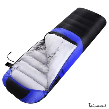 Açık kış tek uyku tulumu kamp ısıtma uyku tulumu USB ısıtma + 3-speed sıcaklık ayarı, kamp ekipmanları