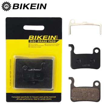 BIKEIN 4 Pairs MTB Bisiklet Reçine disk fren Balataları Shimano Deore M595 M596 SLX M665 XT M775/776 XT/R M975 M966 M965 Bisiklet Parçaları