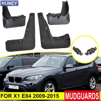 BMW için X1 E84 2010 2011 2012 2013 2014 2015 Kalıplı Çamurluklar Çamur Flap Splash Guard Çamurluklar Ön Arka Çamurluk Aksesuarları 