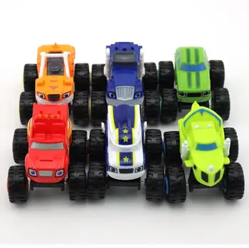 Canavar Makineleri oyuncak arabalar Rus Mucize Kırıcı Kamyon Araçlar Şekil Blazed Oyuncaklar Çocuk Doğum Günü Hediyeleri İçin Blazer Çocuk Oyuncakları