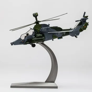 Diecast AF1 Helikopter Modeli Avrupa EC665 Kaplan Gunship Alaşım Bitmiş Modeli Masaüstü Küçük Koleksiyonu