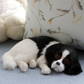 Dolması Peluş Yumuşak Gerçekçi Oyuncak Uyku Köpekler Simülasyon Köpek Hayvan şekilli kalıp Çocuk Bebek Arkadaşı Evcil Yaratıcı Hediyeler
