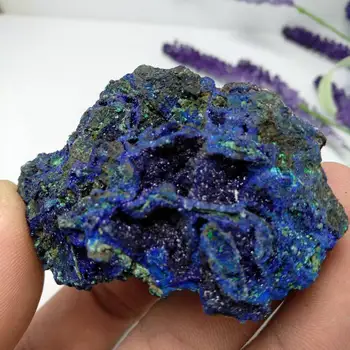 Doğal azurit / malakit kristal cevheri minerali