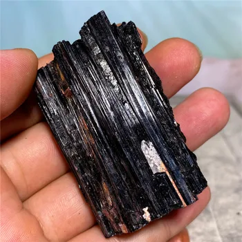 Doğal Taşlar Kristaller Siyah Turmalin Mineral Örnekleri Ham Taş Wichcraft Wicca Çakra Şifa Ev Dekor Hediyeler Meditasyon