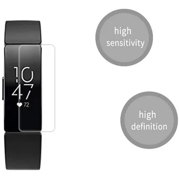 Ekran Koruyucu Fitbit Inspire HR smartwatch Koruyucu Filmler Aksesuarları Yumuşak TPU HD Clear Ekran Koruyucu Film Aksesuarı