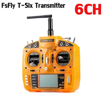 FsFly T-Altı 2.4 GHz 6CH RC Radyo Verici Uyumlu DSM2 DSMX Helikopter Quadcopter Drone için Uzaktan Kumanda
