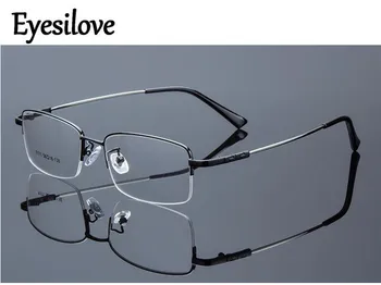 Hazır metal miyopi gözlük erkekler Miyop Gözlük reçete bitmiş gözlük kadın gözlük diyoptri - 1.0 ila-6.0