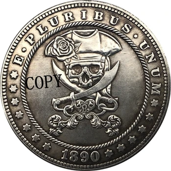 Hobo Nikel 1890-CC ABD Morgan Dolar PARA KOPYA Tipi 163
