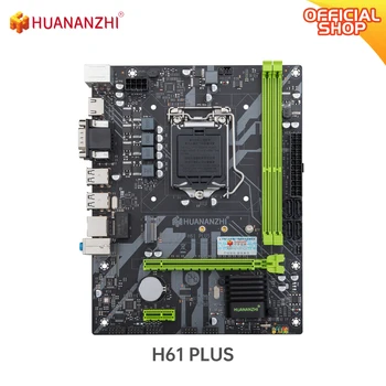 HUANANZHI H61 artı M. 2 Anakart M ATX Intel LGA 1155 İçin Destek i3 i5 i7 DDR3 1333 1600MHz SATA VGA HDMI Uyumlu