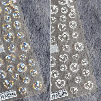 Kabarcık Tırnak Sticker Sevimli Görüntü Kalitesi İnce Tırnak Çıkartmalar Tırnak Sanat Süslemeleri Tırnak Çıkartmaları Tasarım Moda Tırnak Sanat