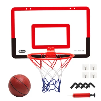 Kapalı Mini basketbol potası Seti Çocuklar için Ayarlanabilir Mini basketbol potası Seti Basketbol Oyuncak Hediyeler Çocuklar Gençler için Kırmızı