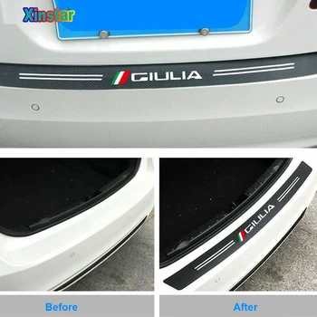 Karbon fiber Araba tampon Koruyucu sticker İçin Alfa Giulia Giulietta 159 156 MİTO Stelvio Sportiva 147 GT