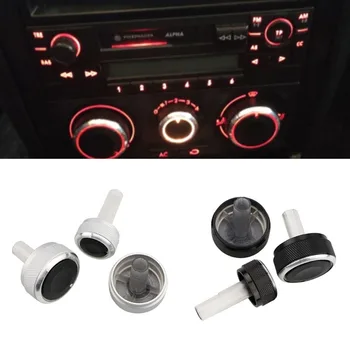 Klima ısı kontrol anahtar düğmesi AC Topuzu Volkswagen VW GOLF 4 için MK4 Golf IV Bora Passat B5 Lupo Skoda Octavia için MK1