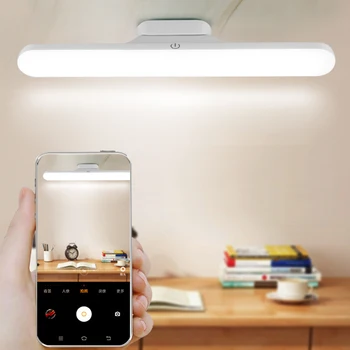 LED Gece Lambası Odası Süslemeleri Lityum Pil USB Şarj Dokunmatik Anahtarı yatak odası için lamba aynalı masa Mutfak Dolapları Dekor