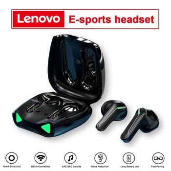 Lenovo XT85 Gerçek Kablosuz mikrofonlu kulaklıklar Kulak Müzik Kulaklık Bluetooth 5.0 Kulaklık Dokunmatik Kontrol Sweatproof Spor Kulaklık