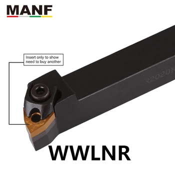 MANF WWLNR-2525M08 torna takım tutucu 25mm Torna Takım Tutucular CNC torna Kesme Işleme Sıkıcı Takım Tutucu araçları torna