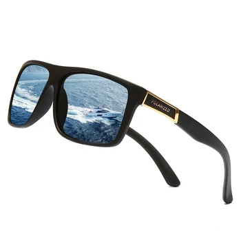 Marka Tasarım Klasik Erkekler Polarize Güneş Gözlüğü Vintage Erkek Kaplama Sürüş güneş gözlüğü UV400 Shades Gözlük Oculos de sol