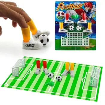 Mini Futbol Oyunu Parmak Oyuncak Futbol Maçı Komik Masa Oyunu Seti İki Gol Etkileşim Çocuklar Ebeveyn Yenilik Gag Oyuncaklar
