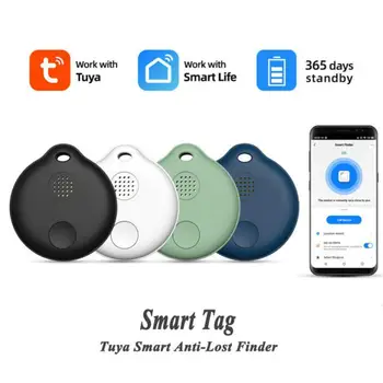 Mini İzleme Tuya akıllı etiketler Anahtar Akıllı Yaşam APP anti-kayıp Cihaz Pet anti-kayıp Konum bluetooth takip cihazı Akıllı Bulucu