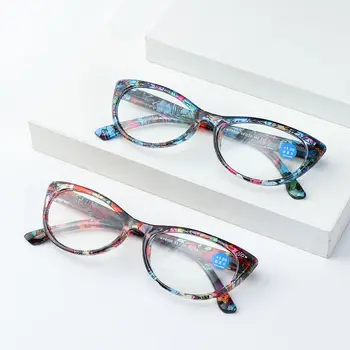 Moda Çiçek okuma gözlüğü Ultra Hafif Göz Koruması Kadın Çiçekler Zarif Rahat Gözlük Görüş Bakımı + 1.0 ~ 5.0
